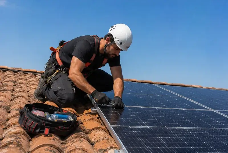 Maintenance et monitoring de panneaux solaires à Montignargues
