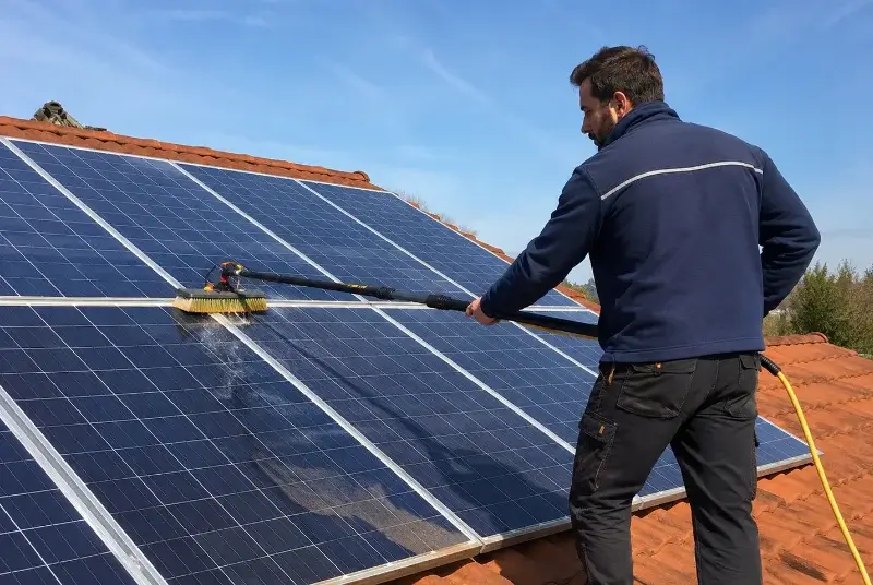 Nettoyage et entretien de panneaux solaires à Montignargues